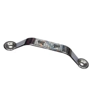 Dekoratif Zamak Kulp Dıştan - 64mm, Nikel, 100 Adet