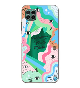 Huawei P40 Lite Uyumlu Baskılı Yumuşak Silikon Şeffaf Telefon Kılıfı