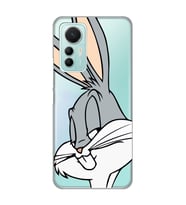 Xiaomi Mi 12 Lite Uyumlu Bugs Bunny Desenli Şeffaf Telefon Kılıfı