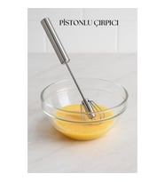 Pistonlu Metal Çırpıcı 30 cm