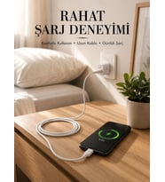 Usb-a To Type-c Şarj Kablosu 2 Metre Uzun Kablo