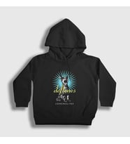 Presmono Unisex Çocuk Siyah Adrenaline Deftones Kapüşonlu Sweatshirt 374471tt