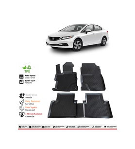 Honda Civic FB7 2014 Model 4D Havuzlu Paspas