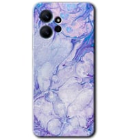 Redmi Note 12 4G Kılıf HD Desen Baskılı Kılıf - Spots Lilac