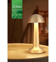 Şarjlı Masa Lambası, Dokunmatik Kontrol, 3 Renk Seçeneği, Dimmer Özelliği (Krem)