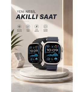 Akıllı Saat Sesli Görüşme Titreşimli GPS Bağlantısı Müzik Dinleme Sosyal Medya Bildirimleri