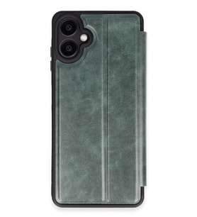 Newface Samsung Galaxy A06 Kılıf Flip Cover - Koyu Yeşil