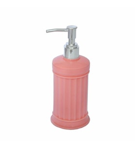 Hometarz Antik Banyo Lavabo Mutfak Sıvı Sabunluk Kırılmaz (Pembe)