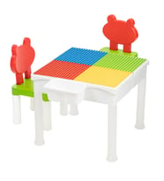 Lego Duplo Uyumlu İki Sandalyeli 87 Parça Bloklu Mega Aktivite Masası (Karışık)