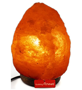 Doğal Kaya Tuzu Lambası, 2-3 Kg, Sağlıklı ve Şık Dekorasyon Parçası (Krem)