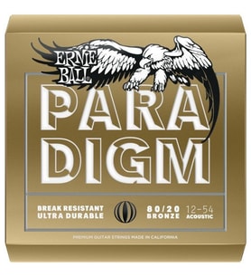 ERNIE BALL P02086 Paradigm Medium Light 80/20 Bronz 12-54 Akustik Gitar Tel Seti