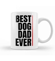 Best Dog Dad Ever 010 Kupa Bardak Porselen