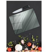 Gri Cam Kesme  ve Sunum Tahtası 25 cm X 35 cm