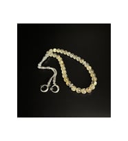 Sitrin 8mm 33lük Doğal Taş Tesbih (Sarı)