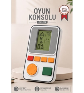 Torima Oyun Kolu Atari Joystick Tetris Gameboy GC011 Beyaz