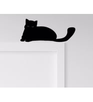 BK Home Kedi Duvar Süsü-2 (Siyah)