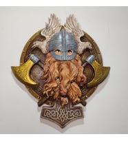 Viking Polyester Duvar Dekoru