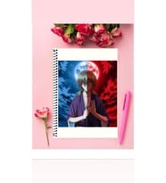 Ruroini Kenshin Anime Defter 1 Adet Özel Tasarım A4 Boyutu Telli Kareli Defter 21*29 Cm