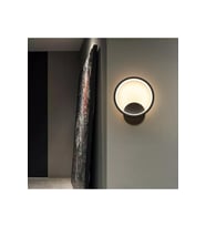 Modern Siyah Led Duvar Apliküri, Banyo, Mutfak ve Salon İçin Şık Işıklandırma
