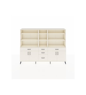 Arges Dolap 11 Raflı 5 Çekmeceli 4 Kapaklı 220x30x163 Aytaşı-Aytaşı