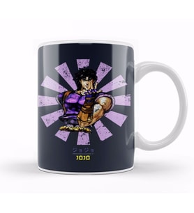 JoJo Bizarre Retro Japanese Kupa Bardak Porselen