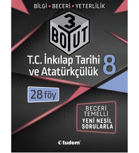 LGS 8. SINIF 3 BOYUT İNKILAP TARİHİ