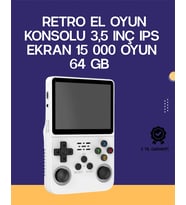 El Konsolu 64 Gb – 15.000 Oyun, Geniş Platform Desteği, 3.5” Ips Ekran