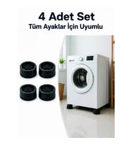 Mey İthalat® Kaymaz Tabanlı 4 Adet Makine Ayak Yükseltici