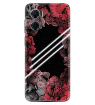 Xiaomi Redmi Note 11E Kılıf Silikon Desen Özel Seri Flowers Line 1732