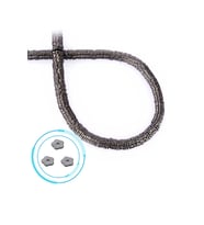 Hematit Doğal Taş Parlak Füme Rondela Kesim 6x1mm Dizi [AA]