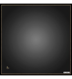 Degrade Desen Black Seri Twill Eşarp Eşarp Askısı ile Birlikte 90x90 cm Siyah Gr