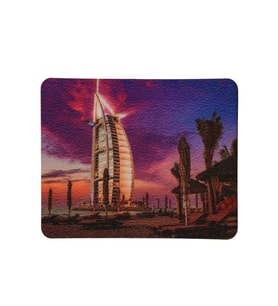 Dubai Burç El Arap Desenli Kaymaz Taban Optik Bilgisayar Notebook Mouse Pad Maus Ped 17,5x21,5cm