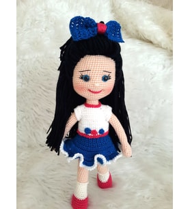 Sevimli Nil Bebek Amigurumi Organik Oyuncak