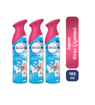 Febreze Hava Ferahlatıcı Sprey Oda Kokusu Japon Kirazı 185 ml x 3 Adet Hava Temizleyi 185 ml Parfüm