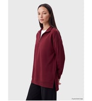 LC WAIKIKI Bordo Dik Yaka Kadın Sweatshirt Tunik