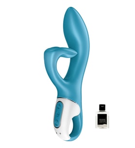Satisfyer Embrace Me Turquoise 2 Motorlu Ultra Esnek Güçlü Titreşimli Rabbit Vibratör+Jel