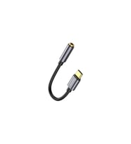 Baseus CATL54-OG L54 Type-C Aux kulaklık Adaptörü 3.5 Jack Ses Kablosu Gri