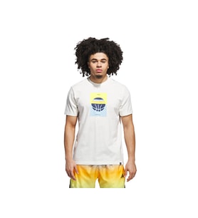adidas Dawn2Dusk Tee 3 Erkek Basketbol Tişörtü JX1747 Beyaz