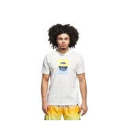 adidas Dawn2Dusk Tee 3 Erkek Basketbol Tişörtü JX1747 Beyaz