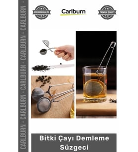 Özel Üretim Paslanmaz Çelik Kaliteli Pratik Tasarım Hijyenik Dayanıklı Bitki Çayı Demleme Süzgeci
