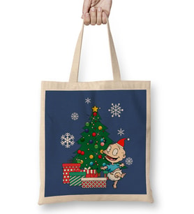 Tommy Rugrats Around The Christmas Tree Bez Çanta Uzun Saplı