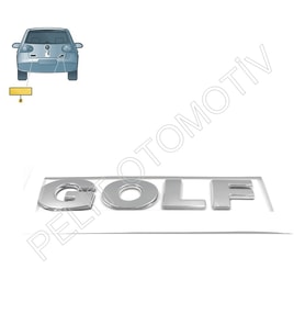 Golf Plus (2009-2014) Bagaj Kapak Golf Yazı 5K0853687A