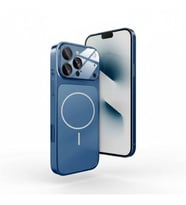 Coverzone iPhone 17 Pro ile Uyumlu K?l?f MagSafe ile uyumlu Kablosuz ?arj Destekli Temperli Kamera Koruma Glass K?l?f � Parmak izi yapmayan Wireless Charging Kamera Koruyucu Darbe Emici Sert Kapak