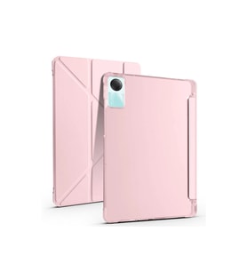 Xiaomi Redmi Pad Se 4g Kılıf Kalemlikli Mars Tablet Kılıfı - Rose Gold