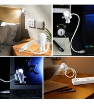 USB Astronot Gece Lambası, Masa Lambası, Kitap Okuma Lambası Işığı (5343)