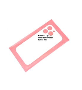 Tkgz İPhone 13 PRO Arka Kapak (CAM) beyaz