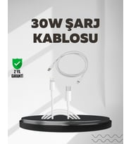 Northcity 30W Yüksek Saflıkta Bakır Çekirdekli Hızlı Şarj Kablosu - Hızlı ve Güvenli Şarj