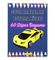 Spor Arabaları Boyama Kitabı