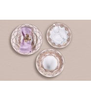 Porland Glamorous 60 Parça 12 Kişilik Yemek Takımı  04ALM005676