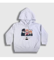 Presmono Unisex Çocuk Beyaz Lost In Paradise V3 Jujutsu Kaisen Kapüşonlu Sweatshirt 352001tt